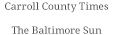 logo for Carroll County Times and Baltimore Sun